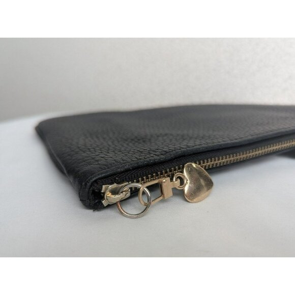 Kate Spade Chester Street Tinie Pebbled Leather Pouch Wallet Black WLRU2657 - Picture 10 of 12